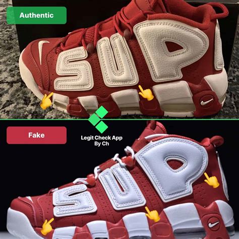 high quality uptempo shoes fake|supreme uptempo checklist.